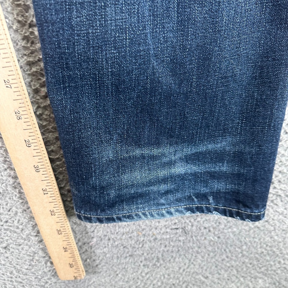 Vintage Banana Republic Jeans Men's 34x32 Blue Cotton Denim Straight Workwear - Picture 8 of 10